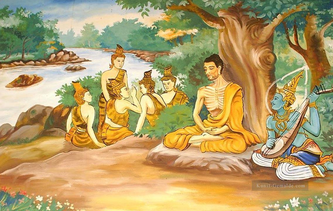 Bodhisattva Gautama Buddhismus Ölgemälde